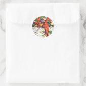 Weihnachts-Elfen Geschenk Wrapping Runder Aufkleber (Tasche)