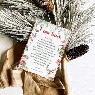 Weihnachts-Elfen-Mädchen-Brief-Einladung für Kinde Einladung