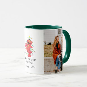 Weihnachts-Elmo Beste Freunde - Foto Tasse
