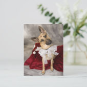 Weihnachts-Elsass Feiertagspostkarte (Stehend Vorderseite)