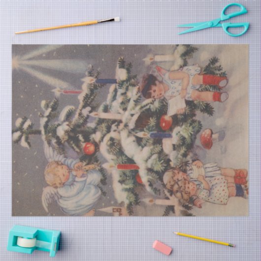 Weihnachts-Emphera-Serie Design 1 Seidenpapier (Basteln)