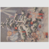 Weihnachts-Emphera-Serie Design 1 Seidenpapier (Vorderseite)