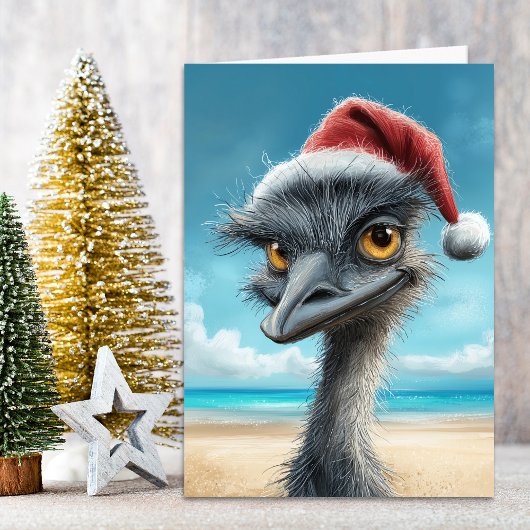 Weihnachts-Emu Feiertagskarte
