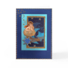 "Weihnachts-Engel auf Wolke mit Sternen"