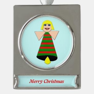 Weihnachts-Engel-Bell Maßgeschneidertes Ornament