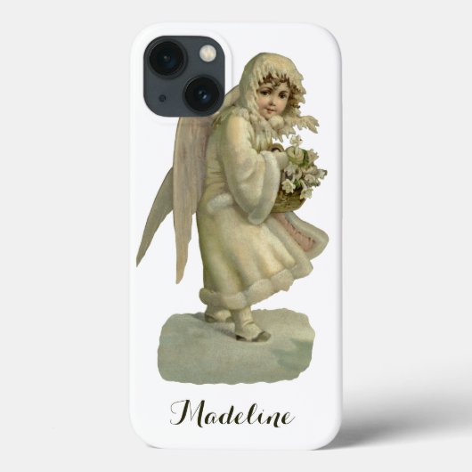Weihnachts-Engel-Blume, Viktorianischer Die Case-Mate iPhone Hülle (Rückseite)