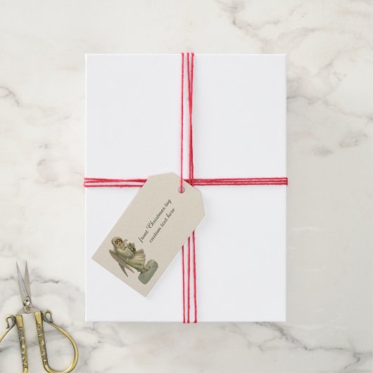 Weihnachts-Engel-Blume, Viktorianischer Die Geschenkanhänger (Mit Garn)