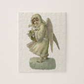 Weihnachts-Engel-Blume, Viktorianischer Die Puzzle (Vertikal)