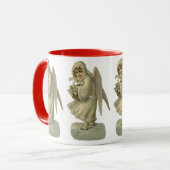 Weihnachts-Engel-Blume, Viktorianischer Die Tasse (Vorderseite Links)
