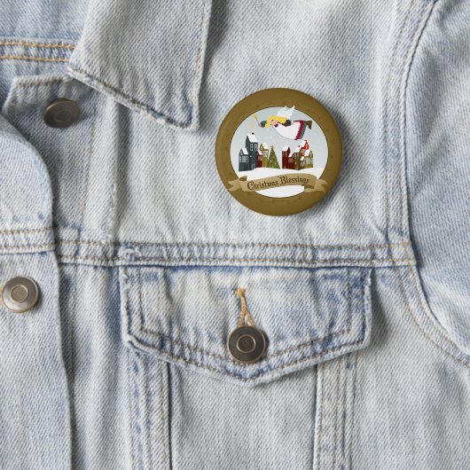 Weihnachts-Engel-Buttons / Buttone Button (Beispiel)