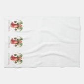 Weihnachts-Engel Extravagant Frohe Weihnachtstypog Geschirrtuch (Horizontal)