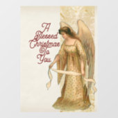 Weihnachts-Engel-Fenster Klammern Fensteraufkleber (Blatt)