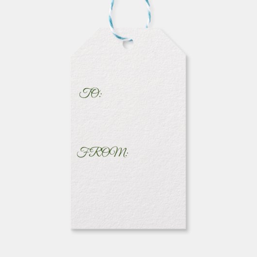 Weihnachts-Engel-Geschenk-Tag Geschenkanhänger (Rückseite)