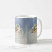 Weihnachts-Engel-Klassik-Tasse, 11 oz Kaffeetasse (VorderseiteRechts)