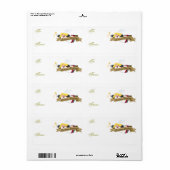 Weihnachts-Engel-Labels / Geschenktasten (Vorne)