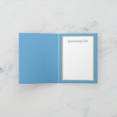 Weihnachts-Engel-Nachricht Feiertagskarte (Innenseite)