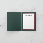 Weihnachts-Engel-Nachricht Feiertagskarte (Innenseite)