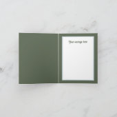 Weihnachts-Engel-Nachricht Feiertagskarte (Innenseite)