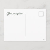 Weihnachts-Engel-Nachricht Feiertagspostkarte (Rückseite)