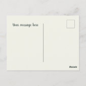 Weihnachts-Engel-Nachricht Postkarte (Rückseite)