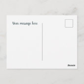 Weihnachts-Engel-Nachricht Postkarte (Rückseite)