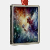 Weihnachts-Engel-Ornament Ornament Aus Metall (Rechts)