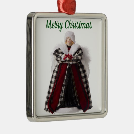 Weihnachts-Engel-Ornament Ornament Aus Metall (Rechts)