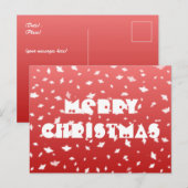 Weihnachts-Engel Postkarte (Vorne/Hinten)