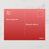 Weihnachts-Engel Postkarte (Rückseite)