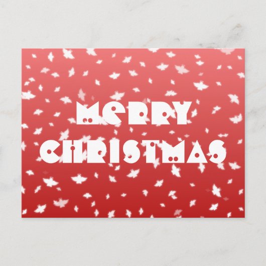 Weihnachts-Engel Postkarte (Vorderseite)
