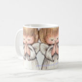 Weihnachts-Engel-Tasse Kaffeetasse (Vorderseite Links)