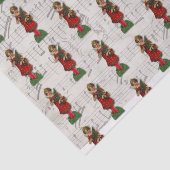 Weihnachts-Engel-Vintage Religion Viktorianisches  Seidenpapier (Ausschnitt)