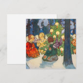 Weihnachts-Engelsart Weihnachtskarte Feiertagskarte (Vorne/Hinten)