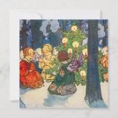 Weihnachts-Engelsart Weihnachtskarte Feiertagskarte (Vorderseite)