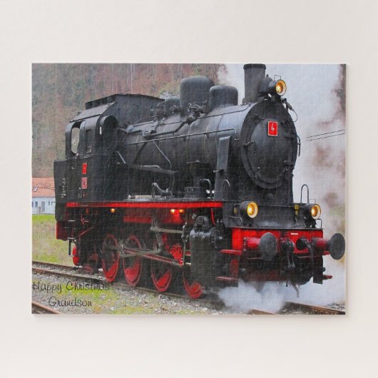 Weihnachts-Enkel. Puzzle (Horizontal)
