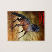 Weihnachts-Enkelin. Puzzle (Horizontal)