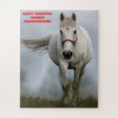 Weihnachts-Enkelin. Puzzle (Vertikal)