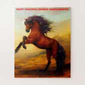 Weihnachts-Enkelin. Puzzle (Vertikal)