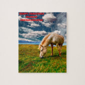 Weihnachts-Enkelin. Puzzle (Vertikal)