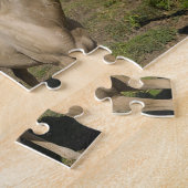 Weihnachts-Enkelin. Puzzle (Seite)