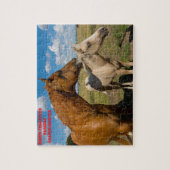 Weihnachts-Enkelin. Puzzle (Vertikal)