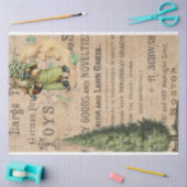 Weihnachts-Ephemeriden-Möbeldekoupe Seidenpapier (Basteln)