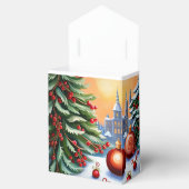 Weihnachts-Ephemermuster Geschenkschachtel (Geöffnet)