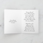 Weihnachts-Erinnerung Karte (Innenseite)