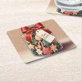 Weihnachts-Erinnerungen Cookie Jar Untersetzer (angewinkelt)