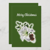 Weihnachts-Erinnerungen Feiertagskarte (Vorne/Hinten)