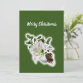 Weihnachts-Erinnerungen Feiertagskarte (Stehend Vorderseite)