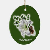 Weihnachts-Erinnerungen Keramik Ornament (Rechts)