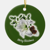 Weihnachts-Erinnerungen Keramik Ornament (Vorne)