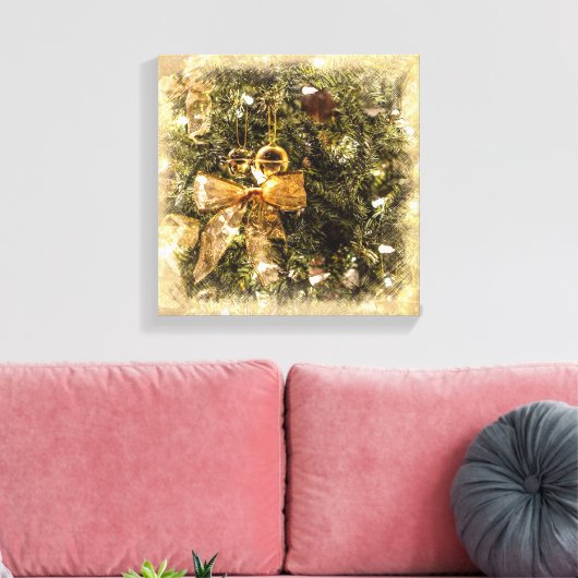 Weihnachts-Erinnerungen Leinwanddruck (Insitu (Wohnzimmer))